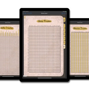 CBT DBT ACT Digitales Journal zur Genesung von Essstörungen für Goodnotes und Bemerkenswertes und mehr, digitales Bullet Journal Pdf-Datei