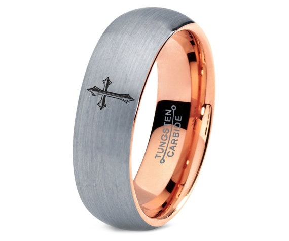 Mens wedding bands christian best sale