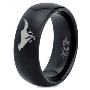 Wolf Tier Ring - Wolf Wolf Ring - Wolfram Ring Wolf Ring - Wolf Ring - Geschenk für Ihn