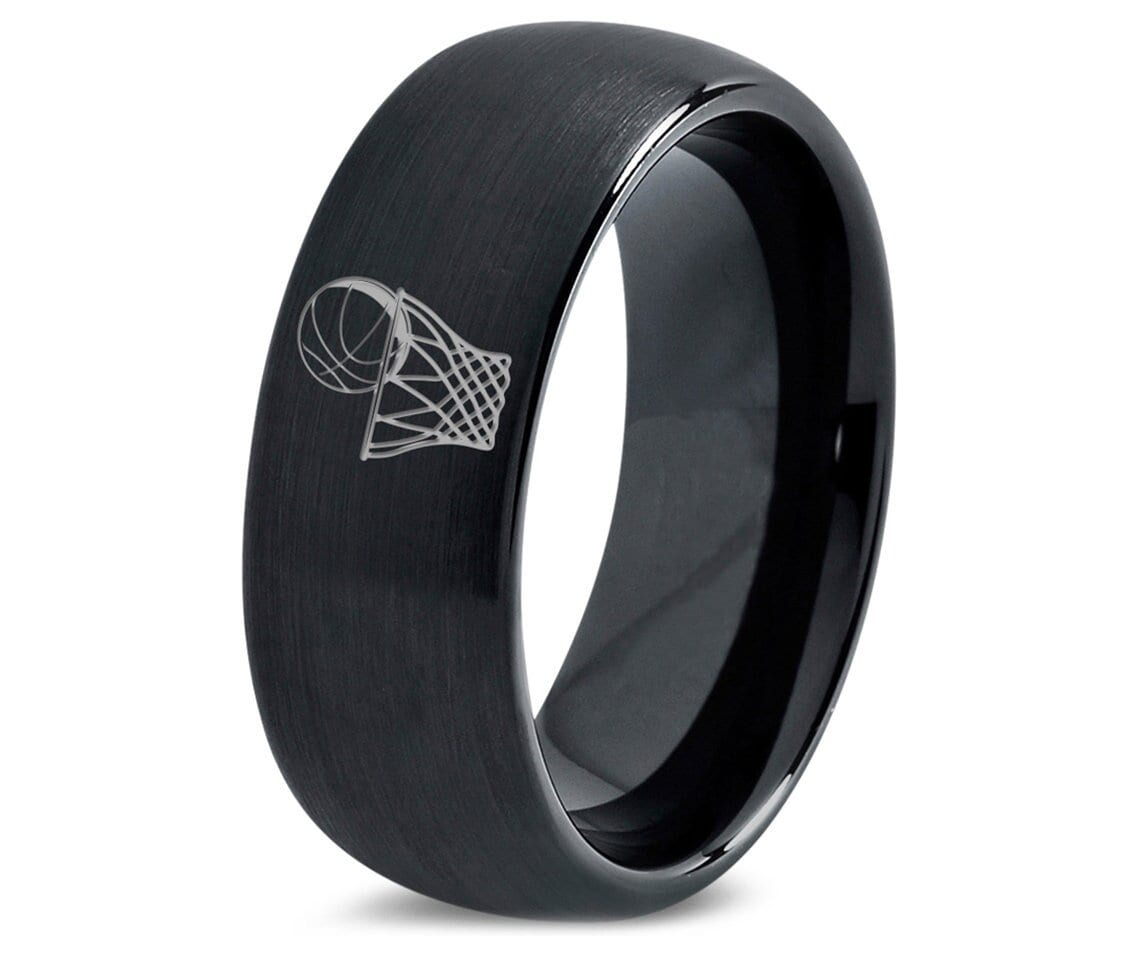 Basketball wedding band | Beachweddingtips.com