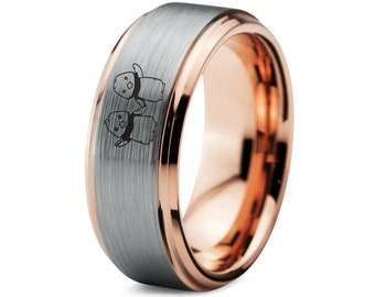 Funny mens online wedding rings