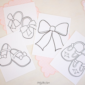 One Two Buckle My Shoe Coloring Pages Printable Download - Etsy
