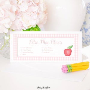 Personalized Envelopes for School | Watercolor Back to School Envelope | School Envelopes for Kids | Printable Download | School Money, 1055