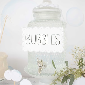 Bubble Party - Blasen Zeichen druckbare Download 0104