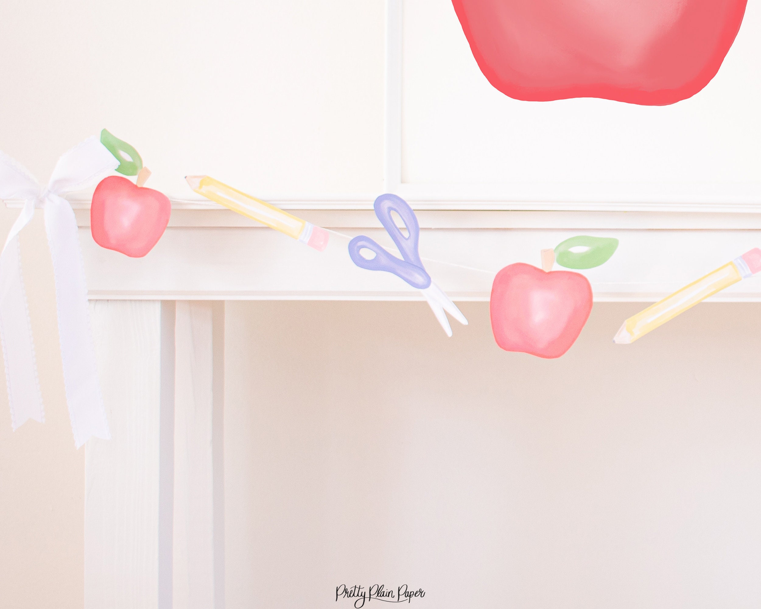 Back to School Banner Printable | Printable Download | Pencils and ...