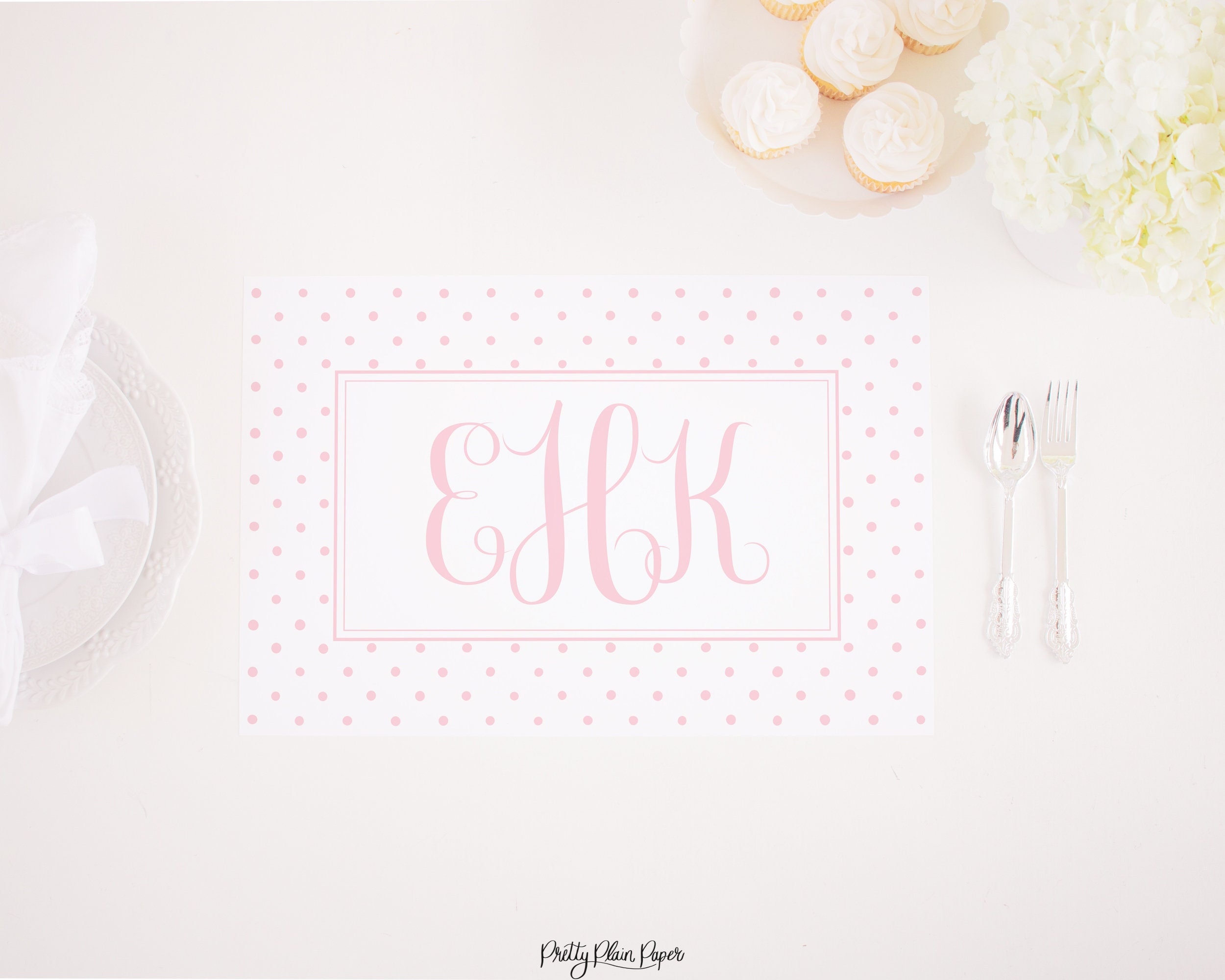 Napperon monogramme personnalisé | 12x18 | Imprimable | 5002 5003 5004 5005 5006 5007 5008 5009 5010 5011 5012 5013 5014 5015 1068 1066