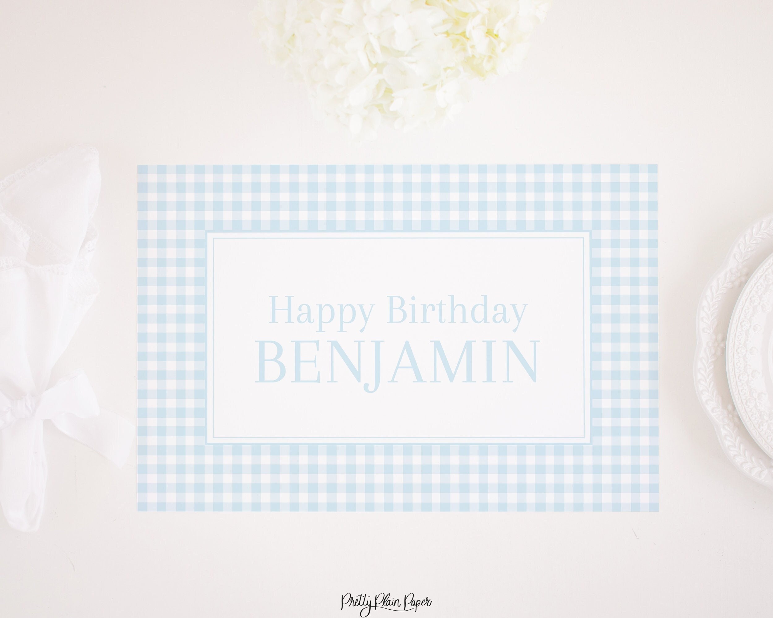Napperon Vichy Bleu Joyeux Anniversaire | 12x18 | Téléchargement imprimable 3003 3004 3005 3006 3007 3008 3009 3010 3011 3012 3013 3014 3015 3016 1058