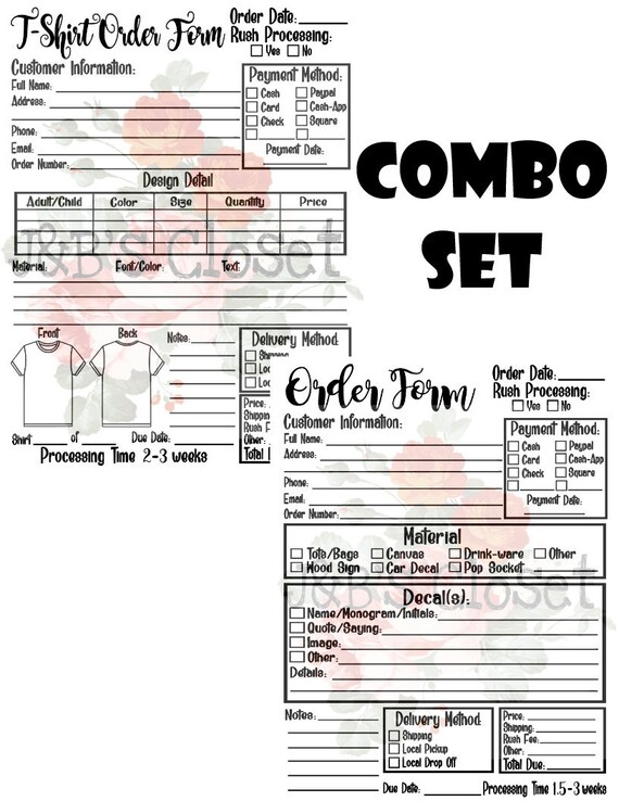 Download Updated T Shirt Universal Order Set Svg Png Jpeg Fillable Etsy