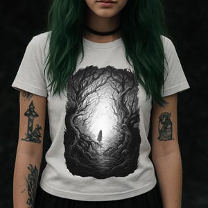 Magic the Gathering Forest Land Full Art Shirt | Gamer Tee