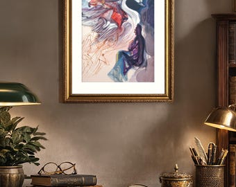 Salvador Dalí - En el cielo de Júpiter - La Divina Comedia Paraíso - Xilografía original 1960 - 33 x 26 cm