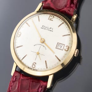 Vintage Dulfi Watch - Swiss Made - 18K Gold