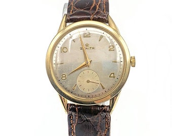 Zenith Stellina manual gold watch from the 1950s - Vintage gold watch, Zenith Stellina brand, 1950s