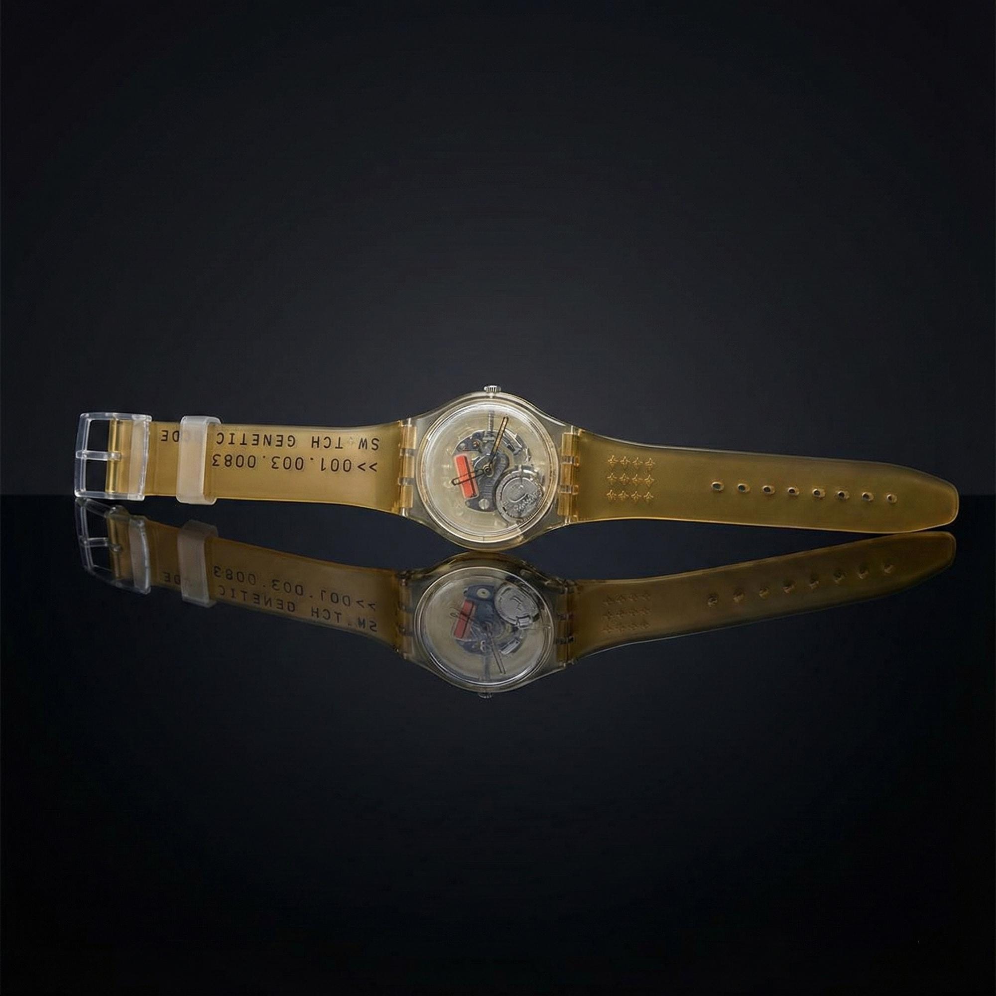 Swatch Watch GENETIC CODE Collector Specials‎ Swiss Made Quartz UNTESTED Swatch Watch GENETIC CODE Collector Specials Swiss Made  main image 3