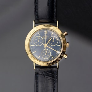 Chrono Vintage Pierre Guater Watch 18Kt Gold