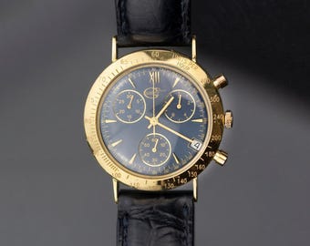 Chrono Vintage Pierre Guater Watch 18Kt Gold