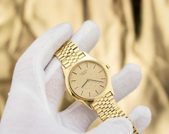 Longines from the 1960s in solid 18kt gold