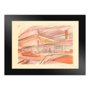 Massimo Losa Ghini (1959) Signed color lithograph