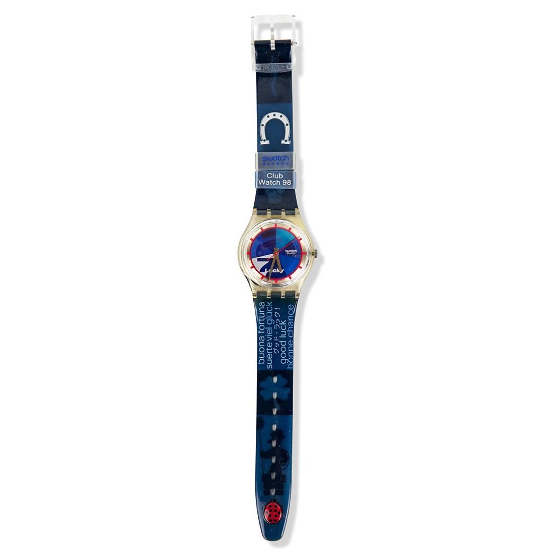 Swatch Club Special Gent Access Lucky 7 SKZ116 1998 Watch - 90s