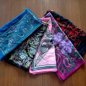 CLEARANCE Square Acrylic Scarves