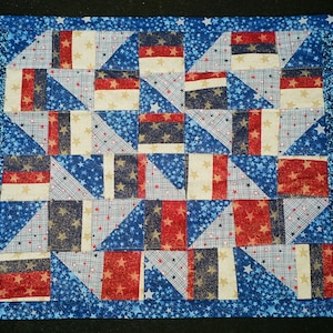 Original, handmade patriotic quilts - wall hangings, table toppers, crib quilts and lap quilts with Americana themes