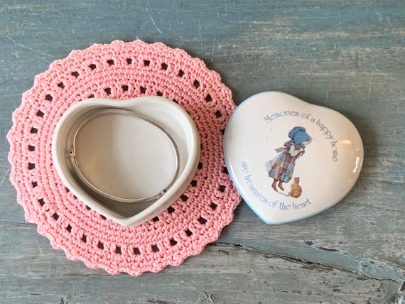 Holly Hobbie Trinket Box | Ceramic Jar | Vintage … - image 10