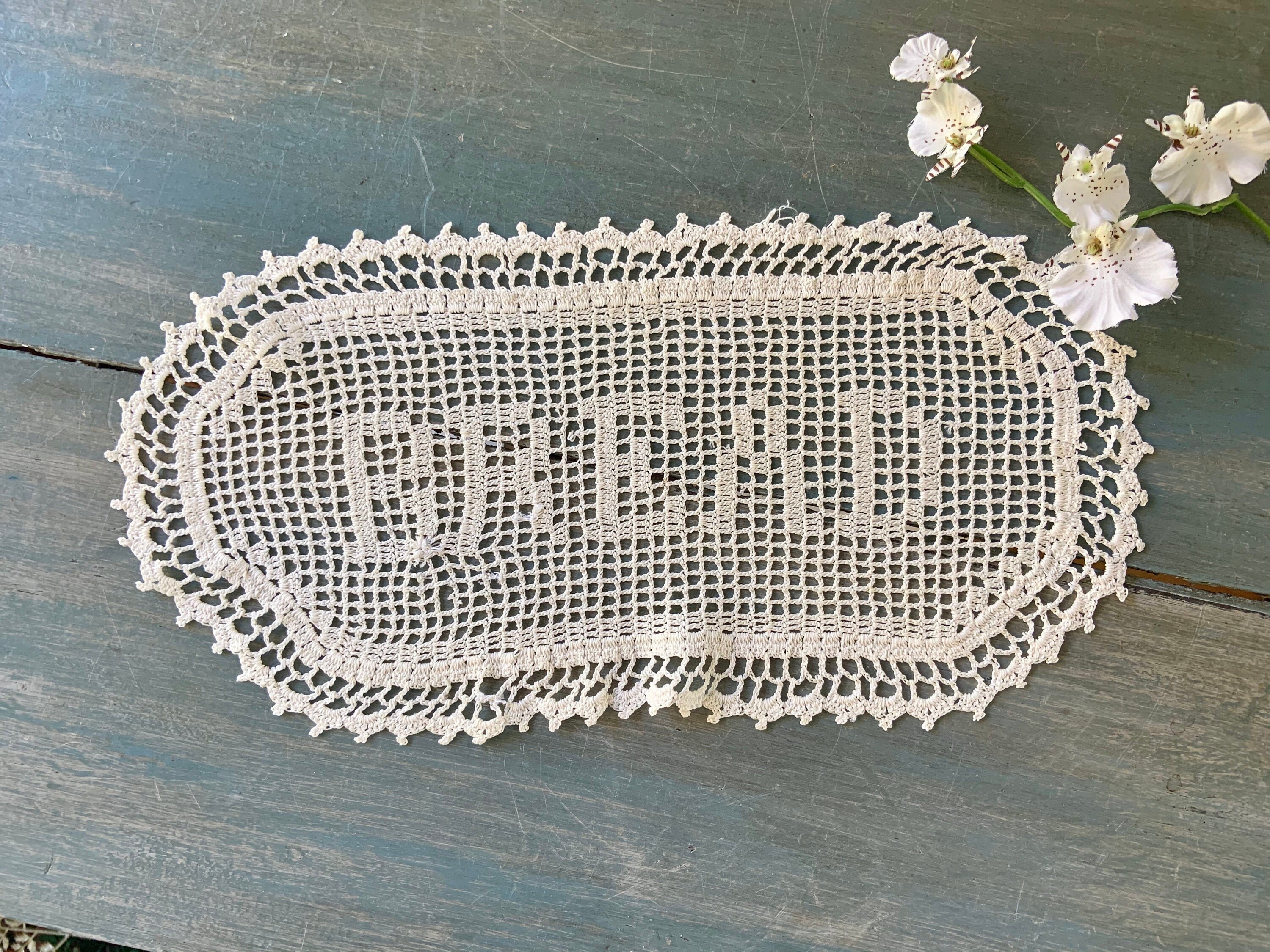 PRETTY LACE Bread Lace Vintage Lace Vintage Doily Etsy