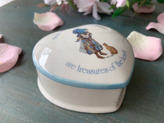 Holly Hobbie Trinket Box | Ceramic Jar | Vintage … - image 8