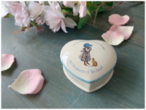 Holly Hobbie Trinket Box | Ceramic Jar | Vintage … - image 2