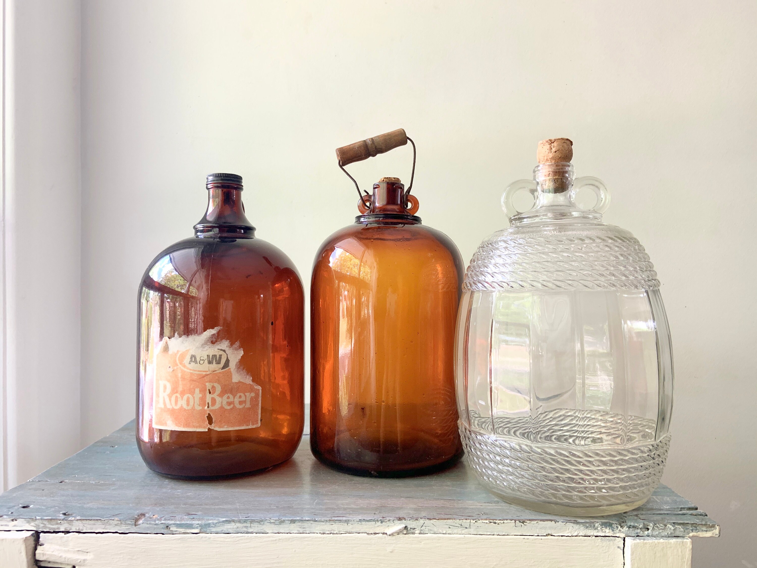 A&W ROOT BEER JUG Vintage Bottles Gallon Jug Collectible Etsy