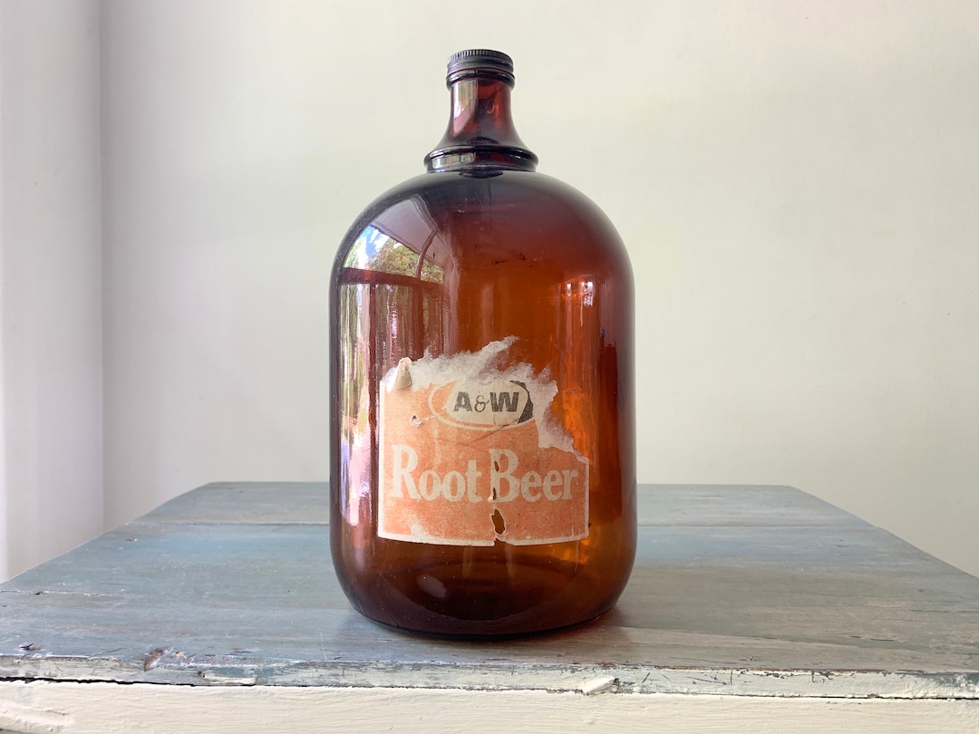 A&W ROOT BEER JUG Vintage Bottles Gallon Jug Collectible Etsy
