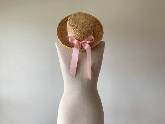 COTTAGECORE STRAW HAT: Italian Vintage Summer Hat