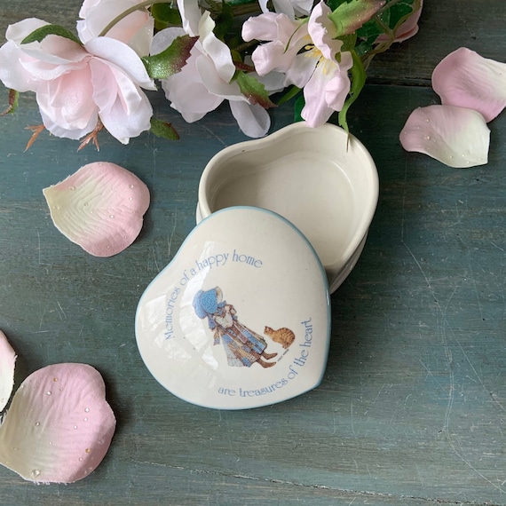 Holly Hobbie Trinket Box | Ceramic Jar | Vintage … - image 1