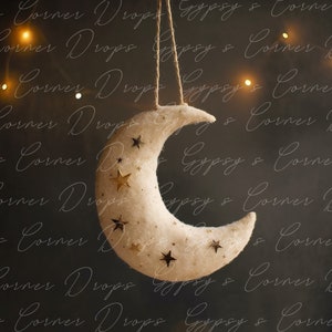 Set of 2, Newborn, Digital Backdrop, Digital Background, baby, girl, boy, cream, moon, whimsical, lights
