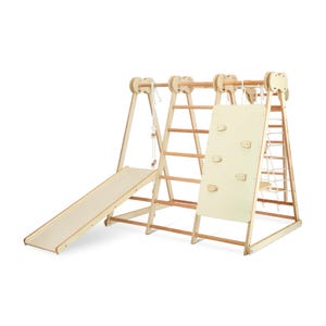 Children Climbing Frame, Wooden Kids Playground, Foldable Indoor Playground, Indoor Jungle Gym For Kids, Montessori Indoor Gym