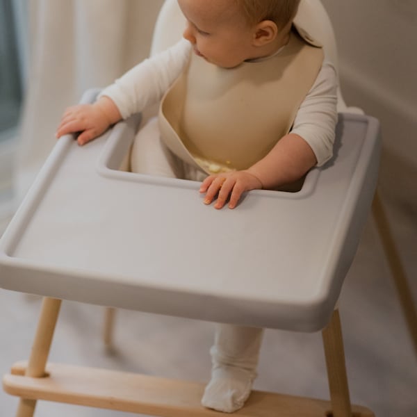 Silikon-Tischset für IKEA Antilop Hochstuhl, BPA-frei, spülmaschinenfest, Baby-LED-Weaning-Platte, Baby-Fingerfood-Fütterung