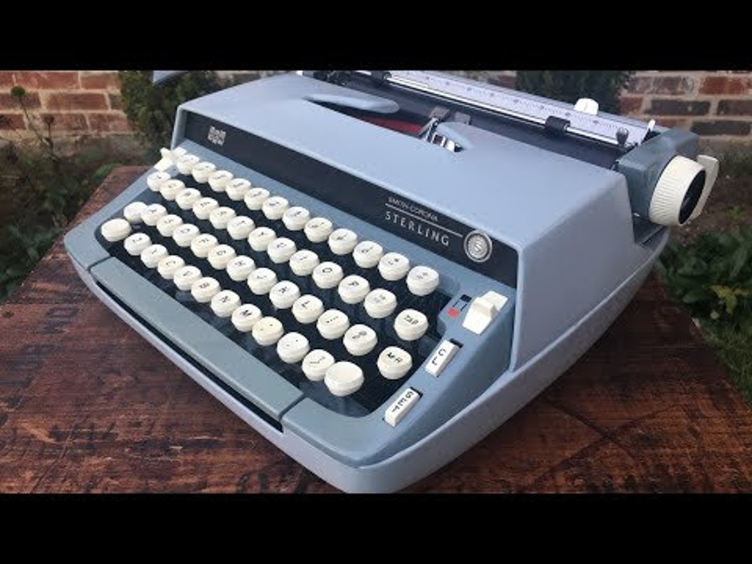 Smith-corona Sterling Typewriter - Etsy