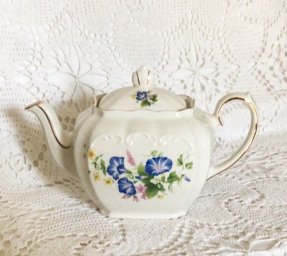 Vintage Sadler Cube Teapot Made in England Etsy