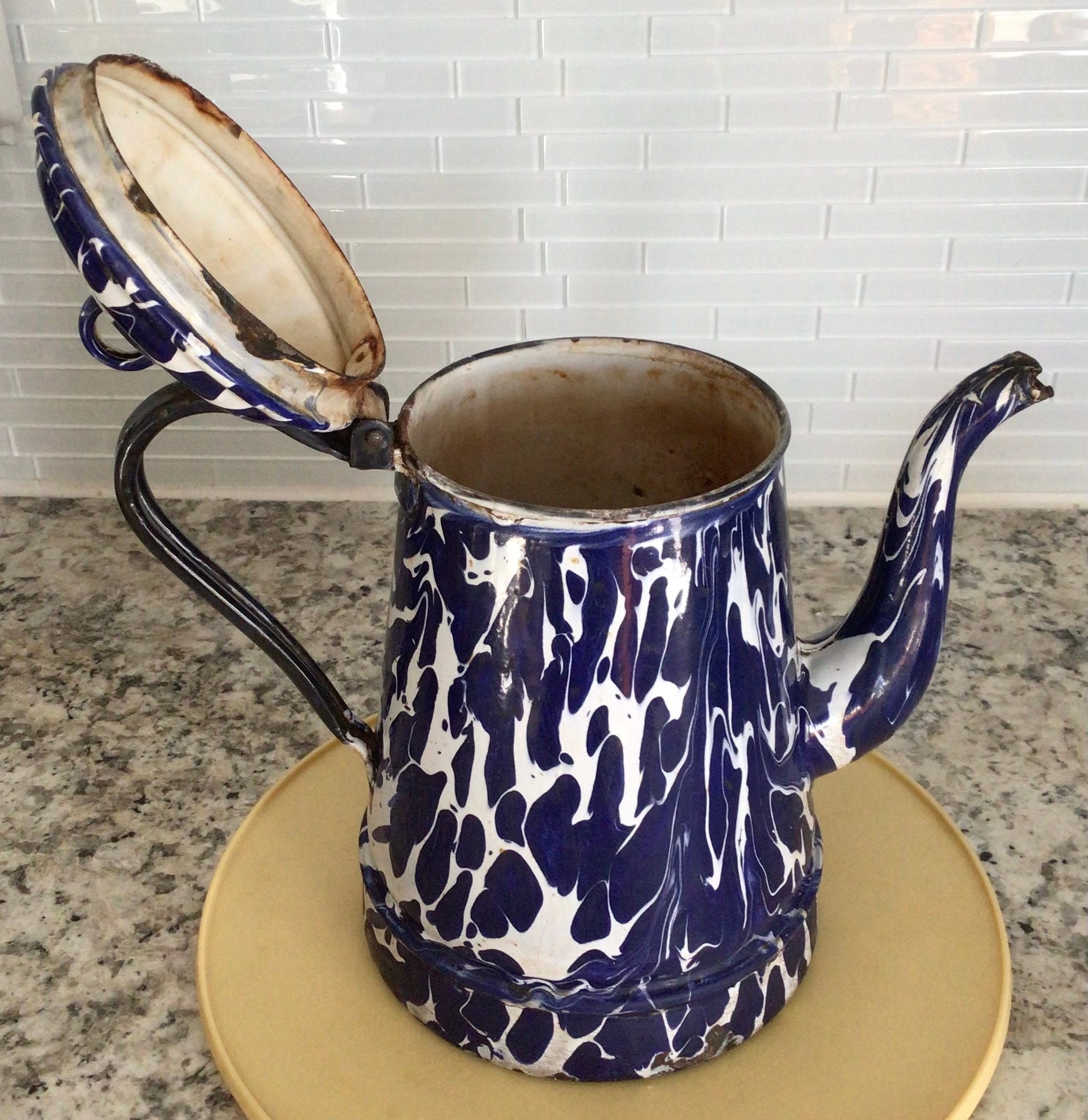 Annabel Roberts Stoneware Mug | White/Cobalt main image 1