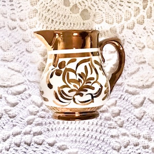 Wade  copper lustre creamer, Wade Heath Potteries, England