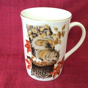 Charming Otagiri mug (coffee or tea) "Squirrel"  Made in Japan