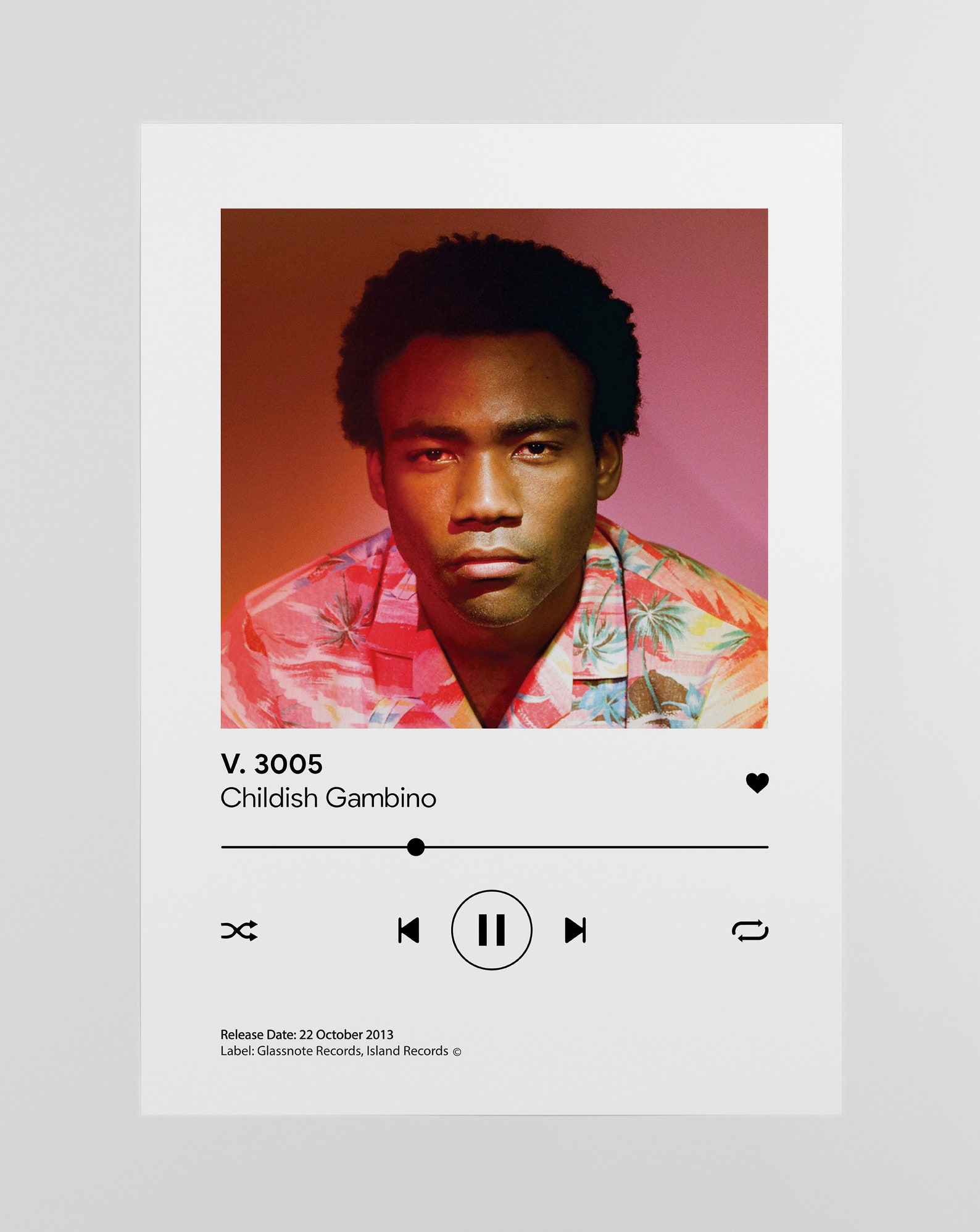 3 for 2 Spotify Poster Custom Song Poster Print Spotify Etsy