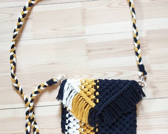 Macrame clutch / handbag / boho style bag / macrame purse / gift / bag / shoulderbag / gifts for her