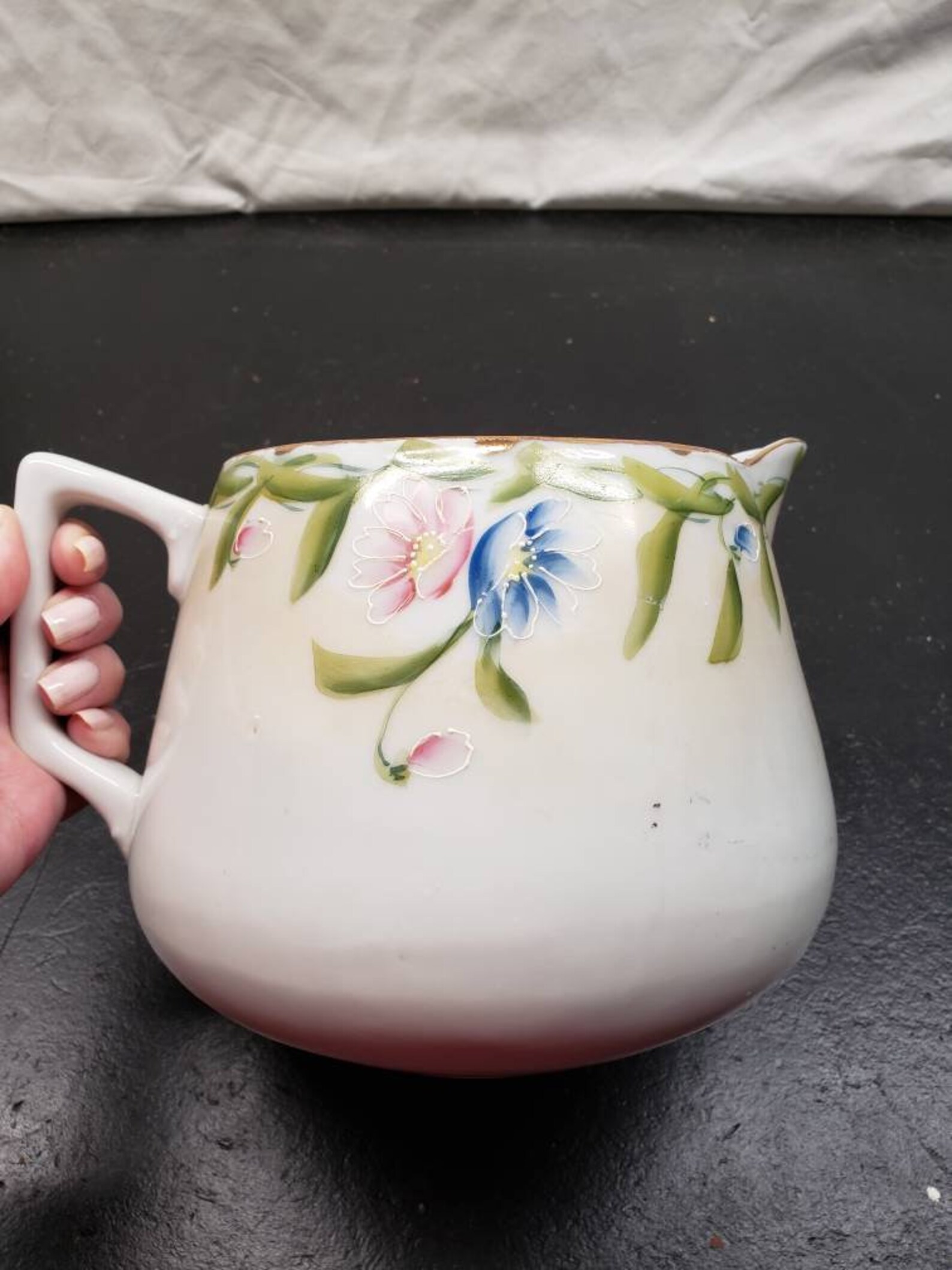 Antique Hand Painted Lemonade Set Etsy