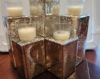 Robert Stanley Ivory Gold Candlesticks