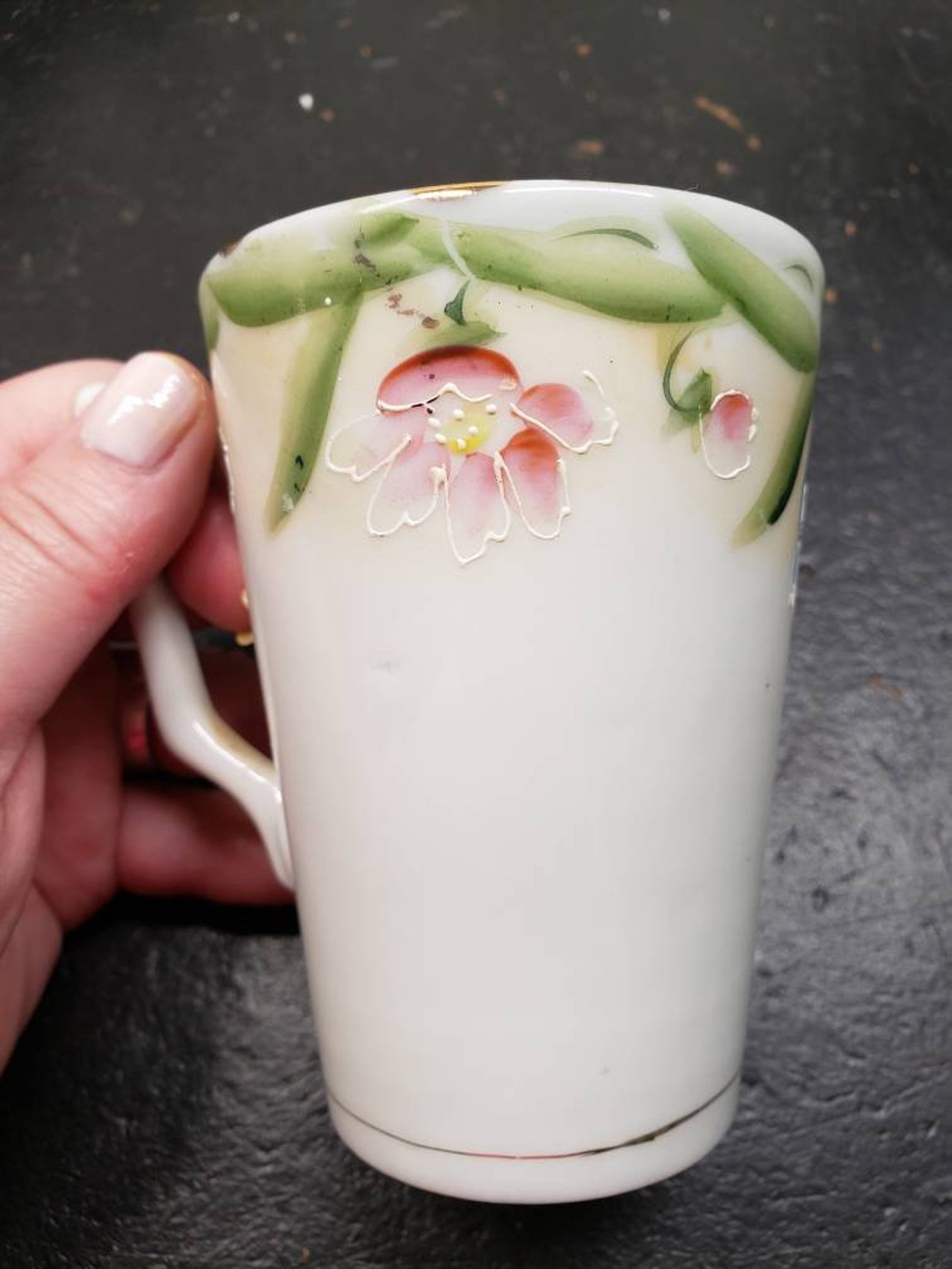 Antique Hand Painted Lemonade Set Etsy