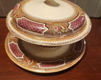 Brownfield China from England, Gravy Bowl and Plate