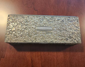 International Silver Company Silver Plated Jewelery Box