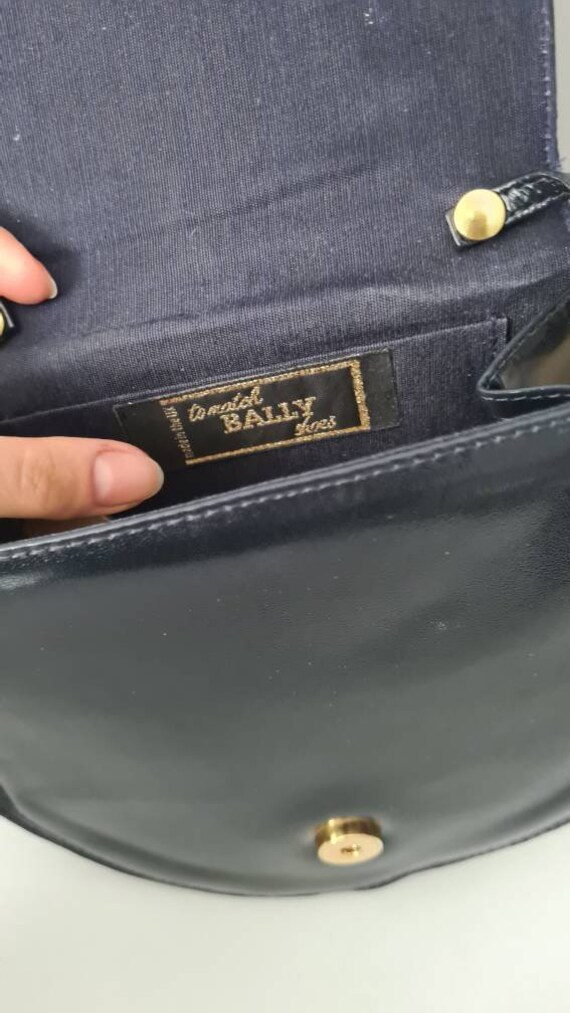 Bally vintage leather crossbody bag Gem