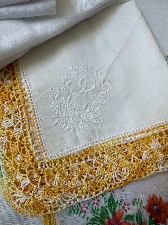 Lot of ten vintage cotton handkerchiefs, set of 10 - image 3