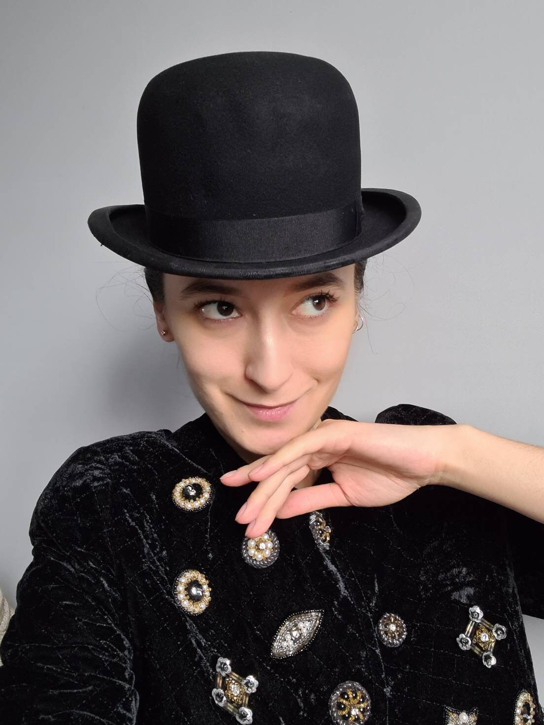 Vintage bowler hat Clearance